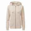 Sweatshirts & Sweaters * | Asquith & Fox Womens Zip-Through Organic Hoodie ( ) Natural