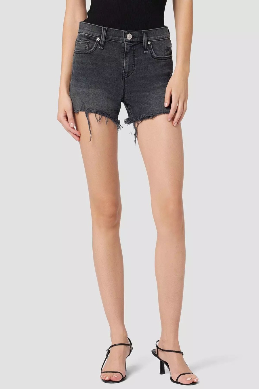 Bottoms * | Hudson Jeans Gemma Mid-Rise Short Night Breeze