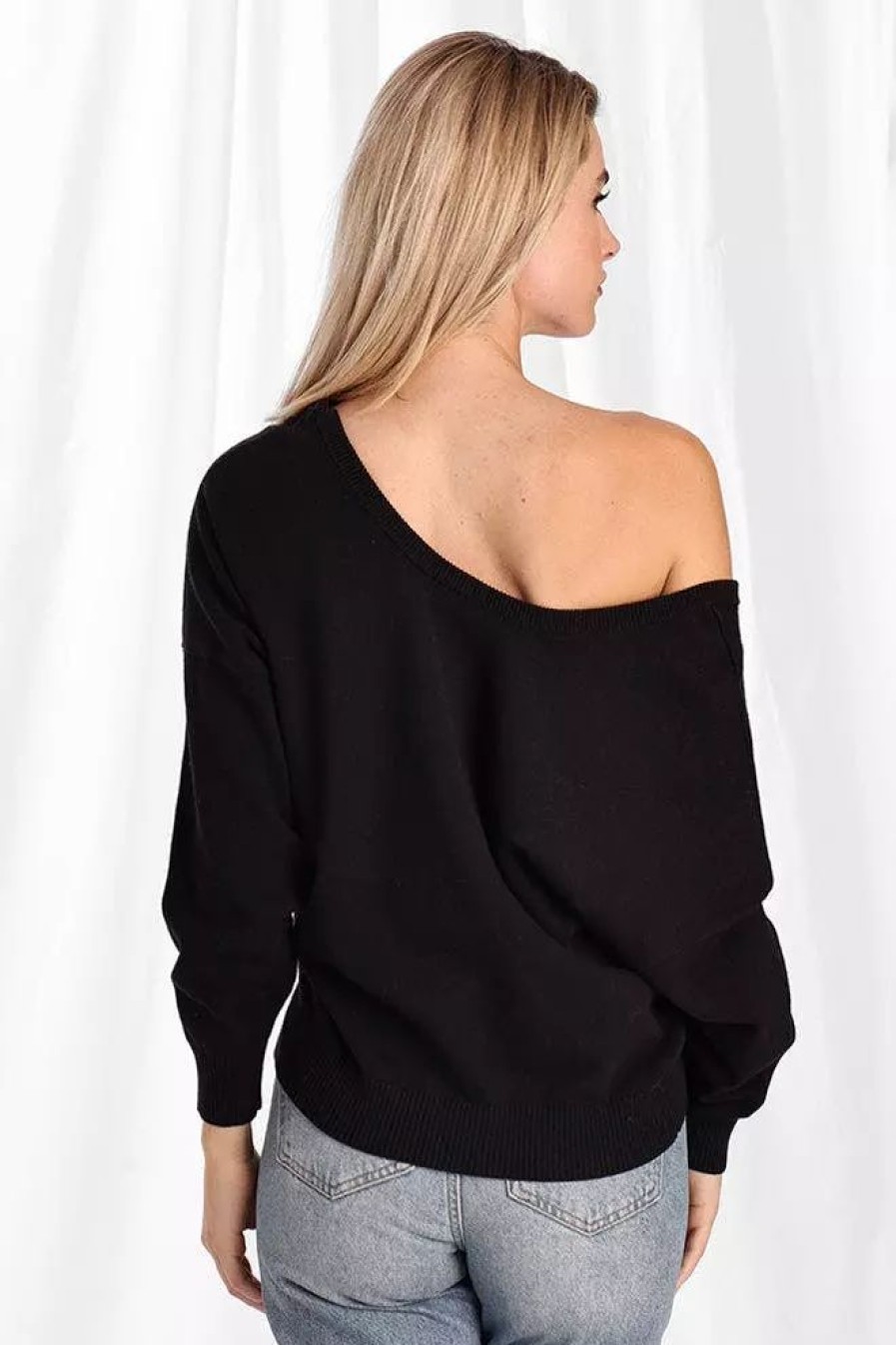 Sweatshirts & Sweaters * | Minnie Rose Cotton Cashmere Doube Voop Neck Pullover