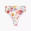 Swimwear * | Onia Stacey Bikini Bottom Lemon Poppy Garden