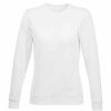 Sweatshirts & Sweaters * | Sols Womens/Ladies Sully Sweatshirt White