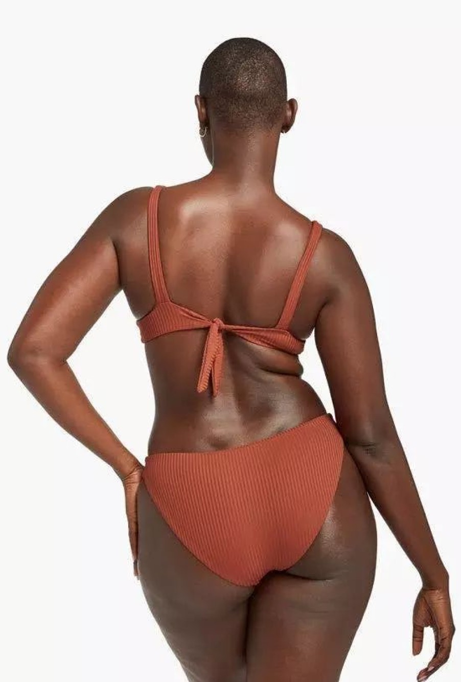 Swimwear * | Vitamin A Midori Classic Bottom Copper Ecorib