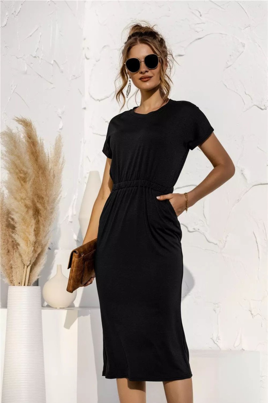 Dresses * | Anna-Kaci Everyday Perfect Lounge Dress