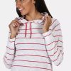 Sweatshirts & Sweaters * | Regatta Womens/Ladies Merindah Hoodie Virtual Pink Stripe