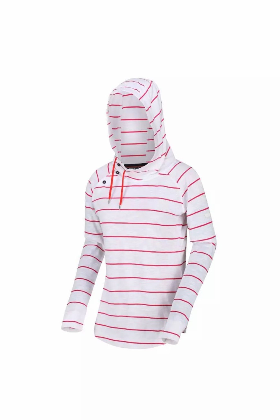 Sweatshirts & Sweaters * | Regatta Womens/Ladies Merindah Hoodie Virtual Pink Stripe