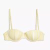 Swimwear * | Onia Dalia Bikini Top Honey White Varigated Stripe