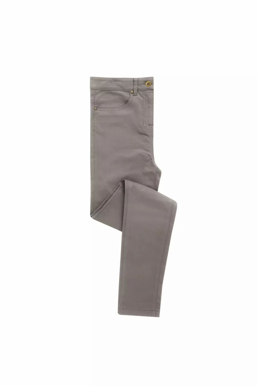 Bottoms * | Premier Premier Womens/Ladies Performance Chinos ( ) Steel