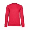 Sweatshirts & Sweaters * | B&C B&C Womens/Ladies Set-In Sweatshirt ( ) Red Heather