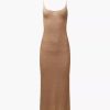 Dresses * | Onia Textured Linen Sweater Scoop Maxi Dress Sand