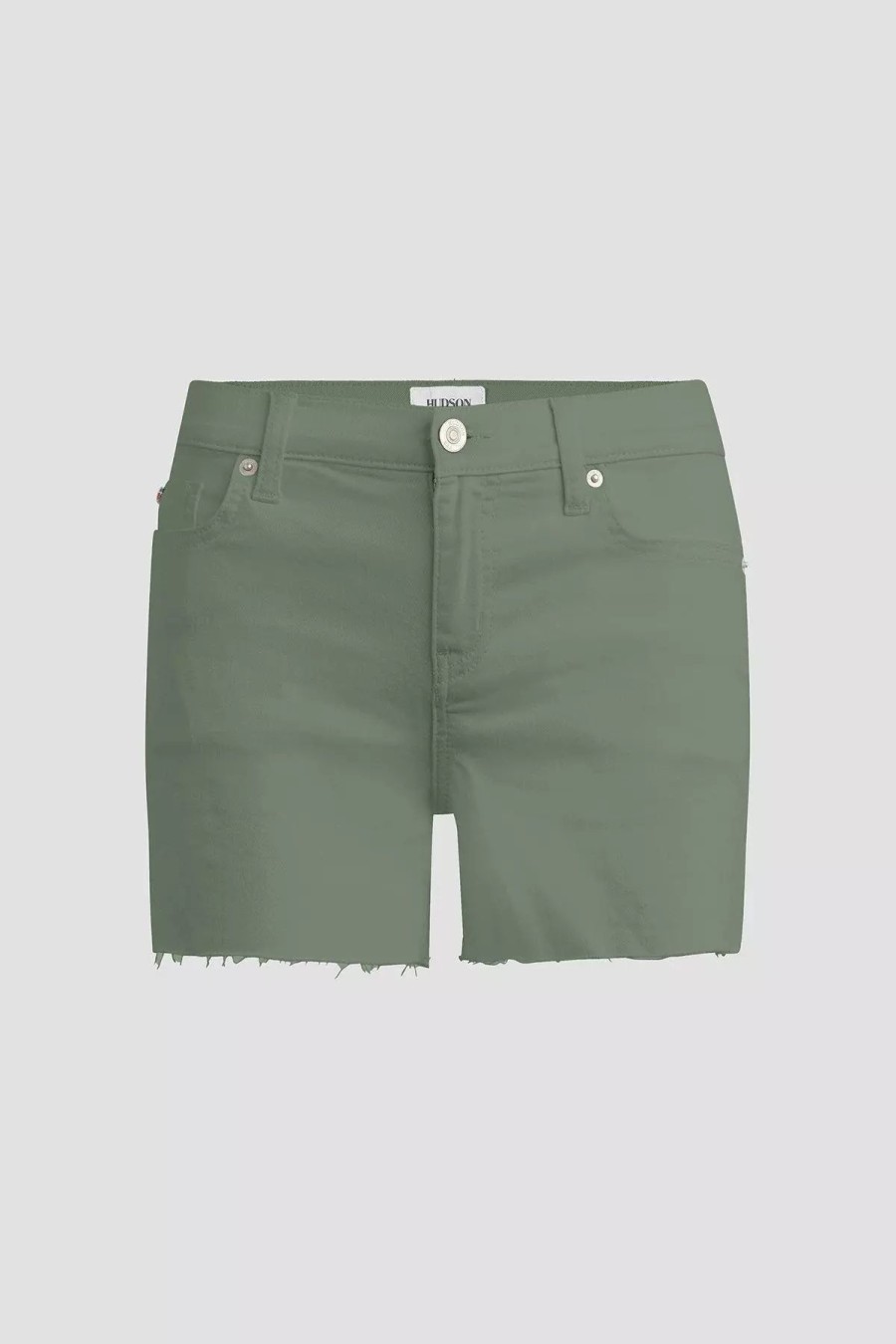 Bottoms * | Hudson Jeans Ruby Mid-Thigh Short Sea Spray