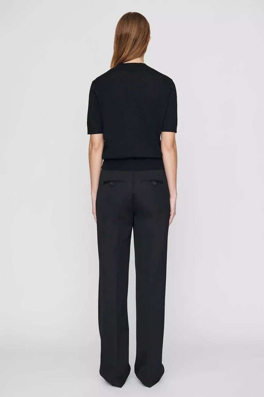 Bottoms * | Anine Bing Classic Pant Black