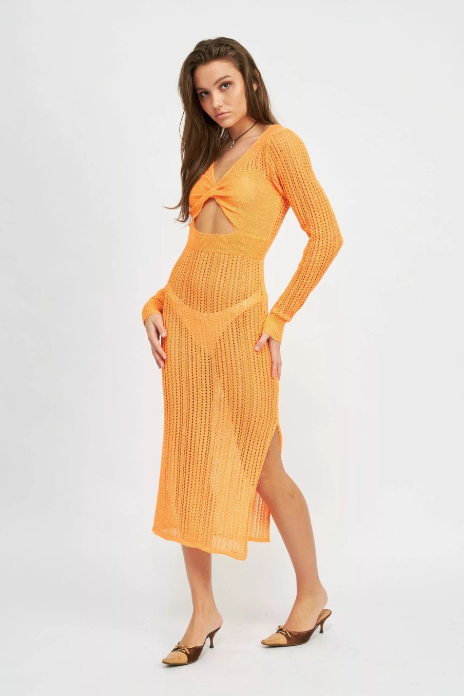 Dresses * | Emory Park Ariyah Midi Dress