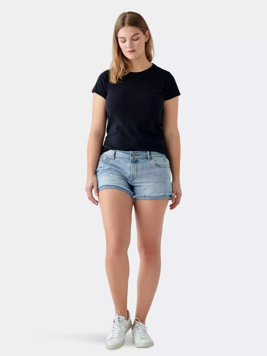 Bottoms * | Dl1961 Karlie Short Boyfriend Westside