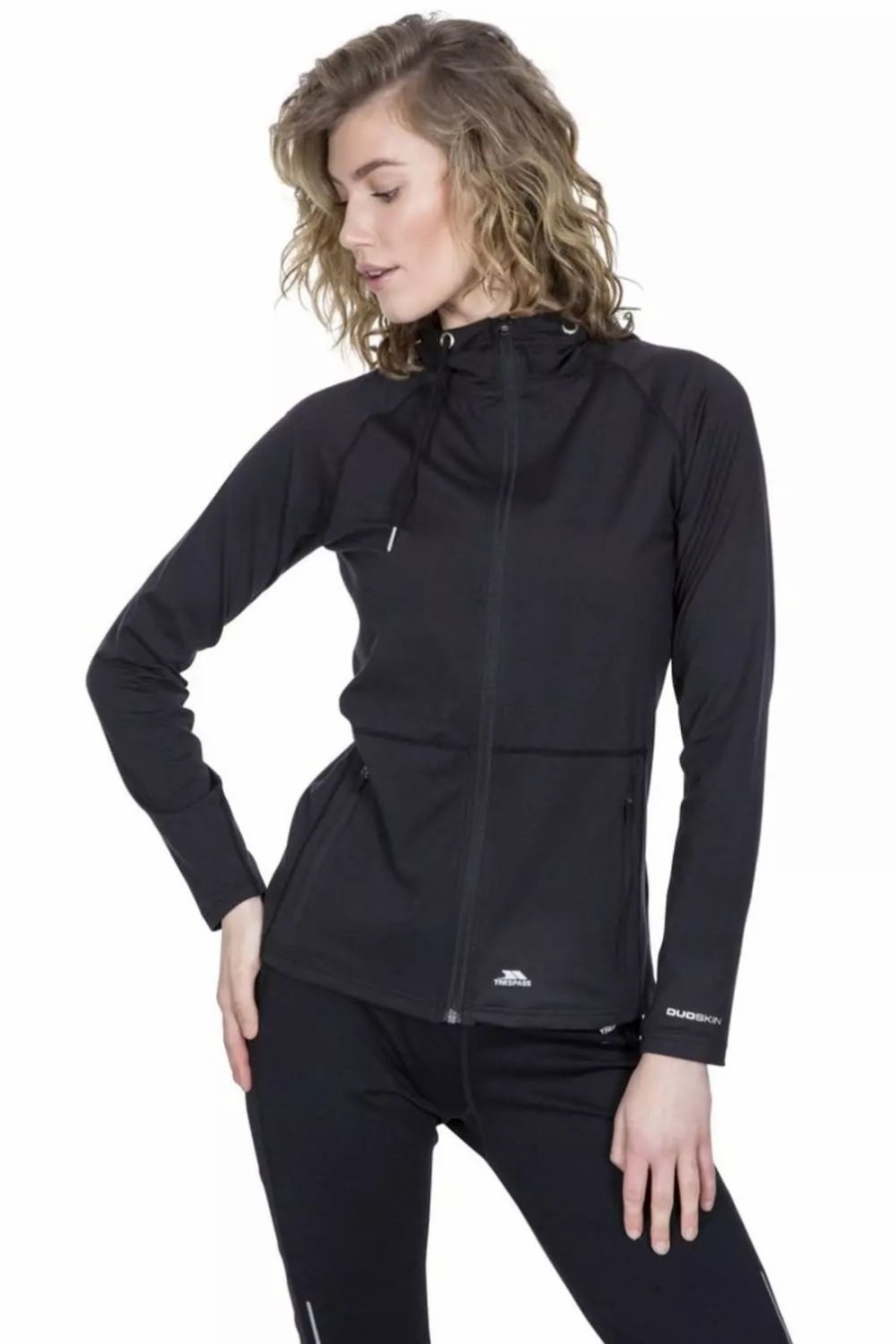 Sweatshirts & Sweaters * | Trespass Womens/Ladies Dacre Active Hoodie ( ) Black