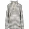 Sweatshirts & Sweaters * | Trespass Womens Cheery Striped Pull Over ( ) Navy