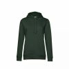 Sweatshirts & Sweaters * | B&C B&C Womens/Ladies Organic Hoodie ( ) Forest Green