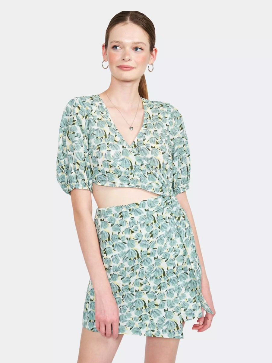 Dresses * | Emory Park Enna Mini Dress Green Floral