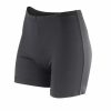 Bottoms * | Spiro Womens/Ladies Softex Stretch Sports Shorts ( ) Black