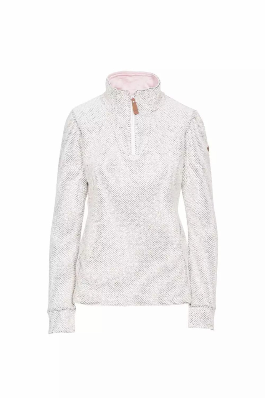 Sweatshirts & Sweaters * | Trespass Womens Ronette Fleece Off White