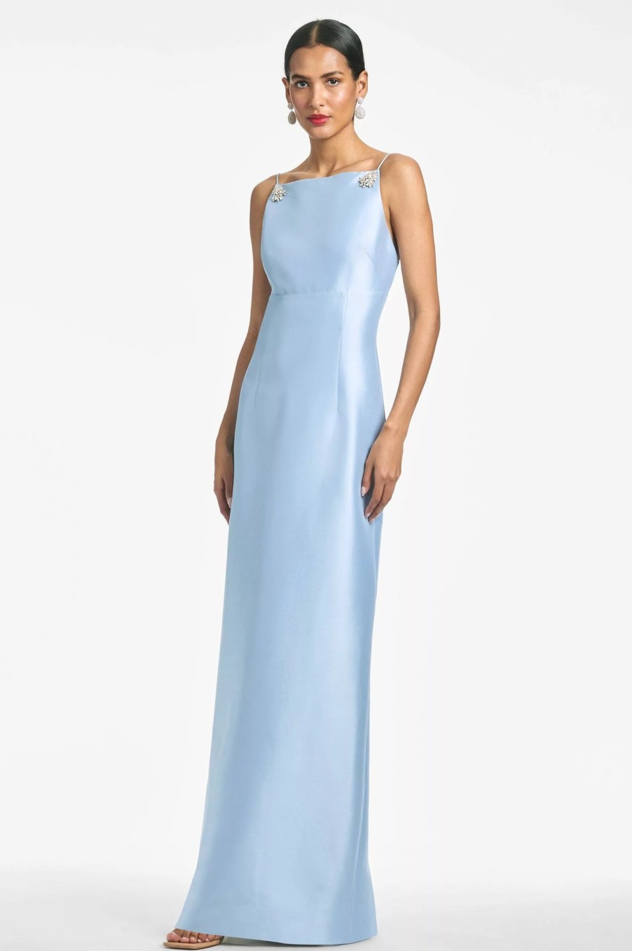 Dresses * | Sachin & Babi Pryce Gown Glacial Blue