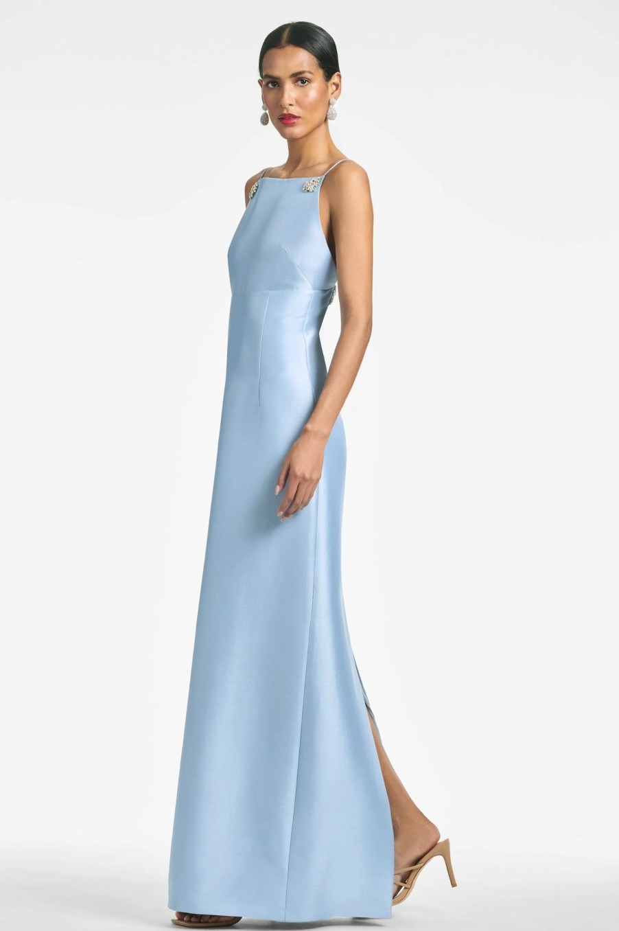 Dresses * | Sachin & Babi Pryce Gown Glacial Blue