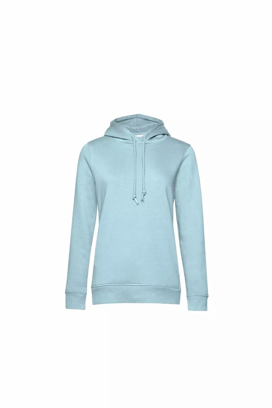 Sweatshirts & Sweaters * | B&C B&C Womens/Ladies Organic Hoodie ( ) Duck Egg Blue