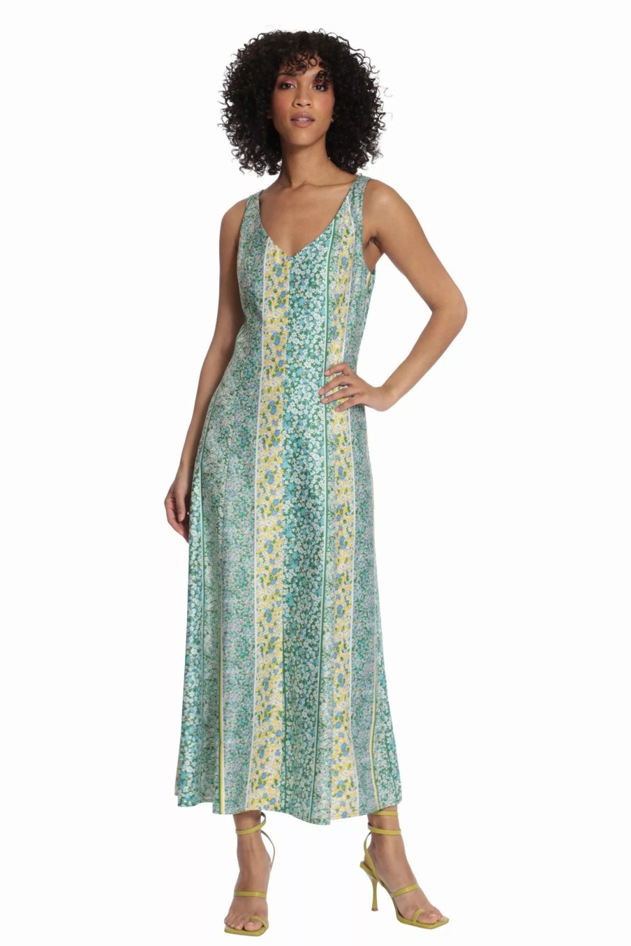 Dresses * | Maggy London Nora Dress Green/Aqua