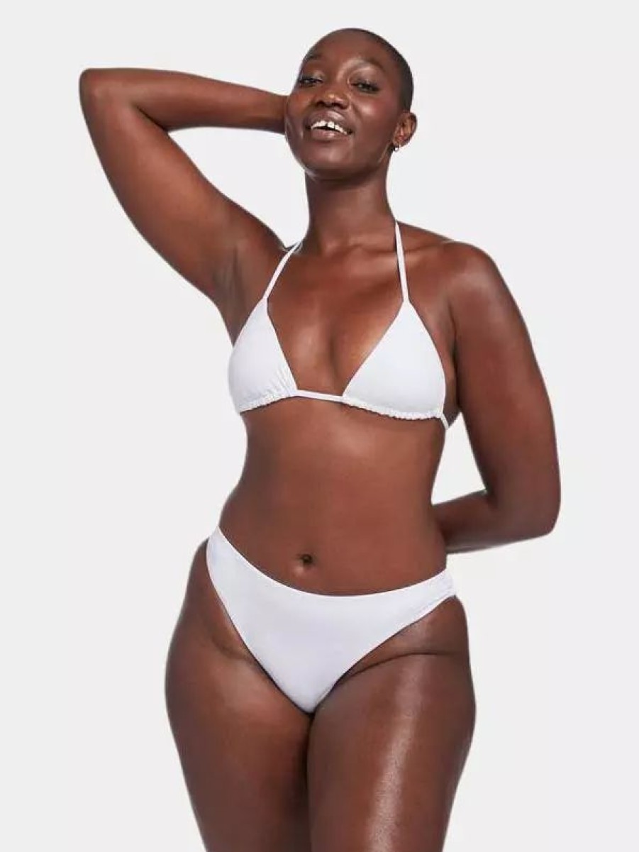 Swimwear * | Vitamin A Midori Bottom White Ecolux