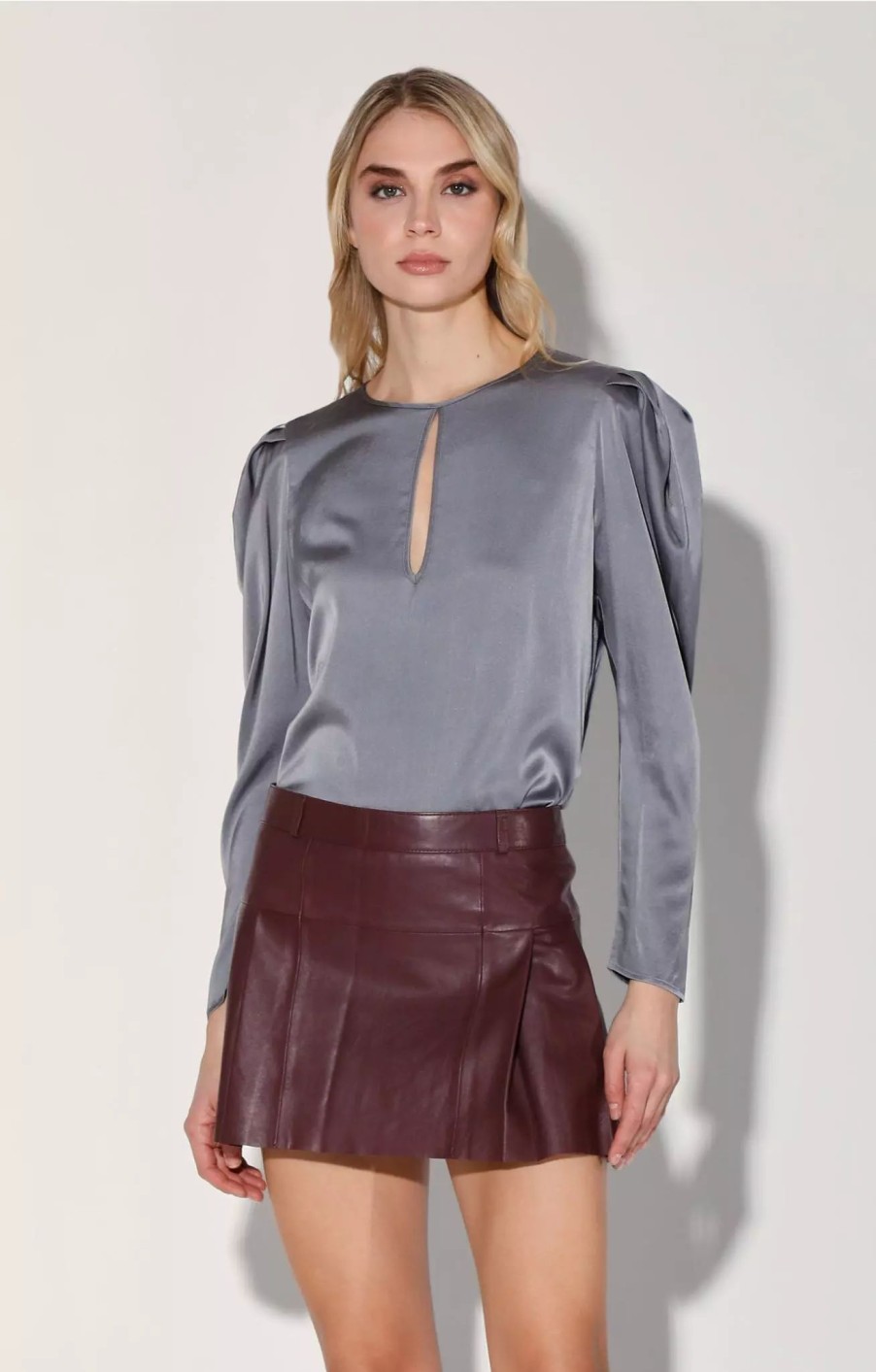 Skirts * | Walter Baker Izzie Skirt Plum