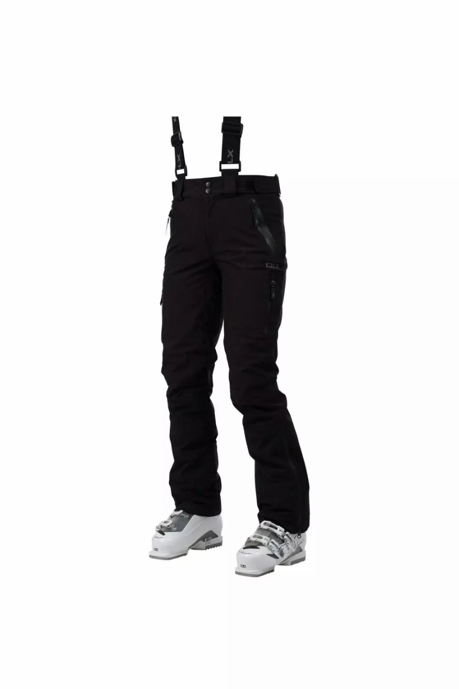 Bottoms * | Trespass Womens/Ladies Marisol Ii Dlx Waterproof Ski Trousers Black