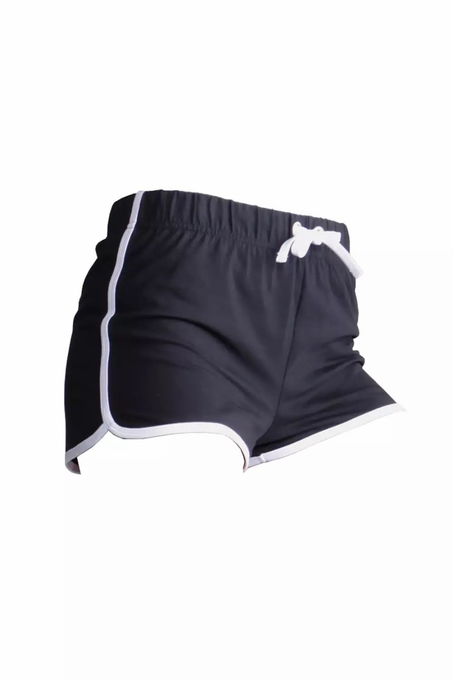 Bottoms * | Skinni Fit Womens/Ladies Retro Training/Fitness Sports Shorts ( ) Black/ White