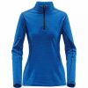 Sweatshirts & Sweaters * | Stormtech Womens/Ladies Thermal Fleece Top ( ) Ocean Blue