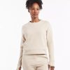 Sweatshirts & Sweaters * | Public Rec Luxe Fleece Crew | Women'S Ivory