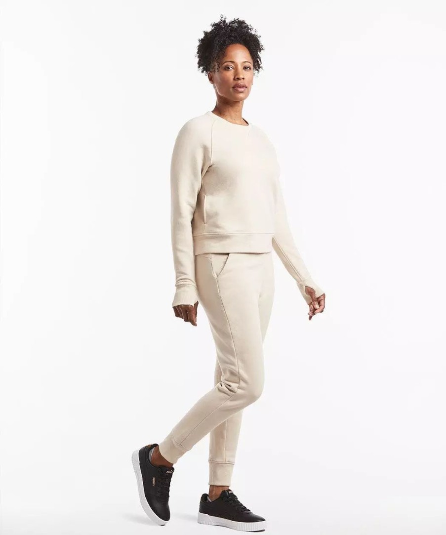 Sweatshirts & Sweaters * | Public Rec Luxe Fleece Crew | Women'S Ivory