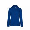 Sweatshirts & Sweaters * | B&C B&C Womens/Ladies Organic Hoodie ( ) Royal Blue