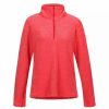 Sweatshirts & Sweaters * | Regatta Womens/Ladies Fidelia Ii Textured Half Zip Fleece True Red