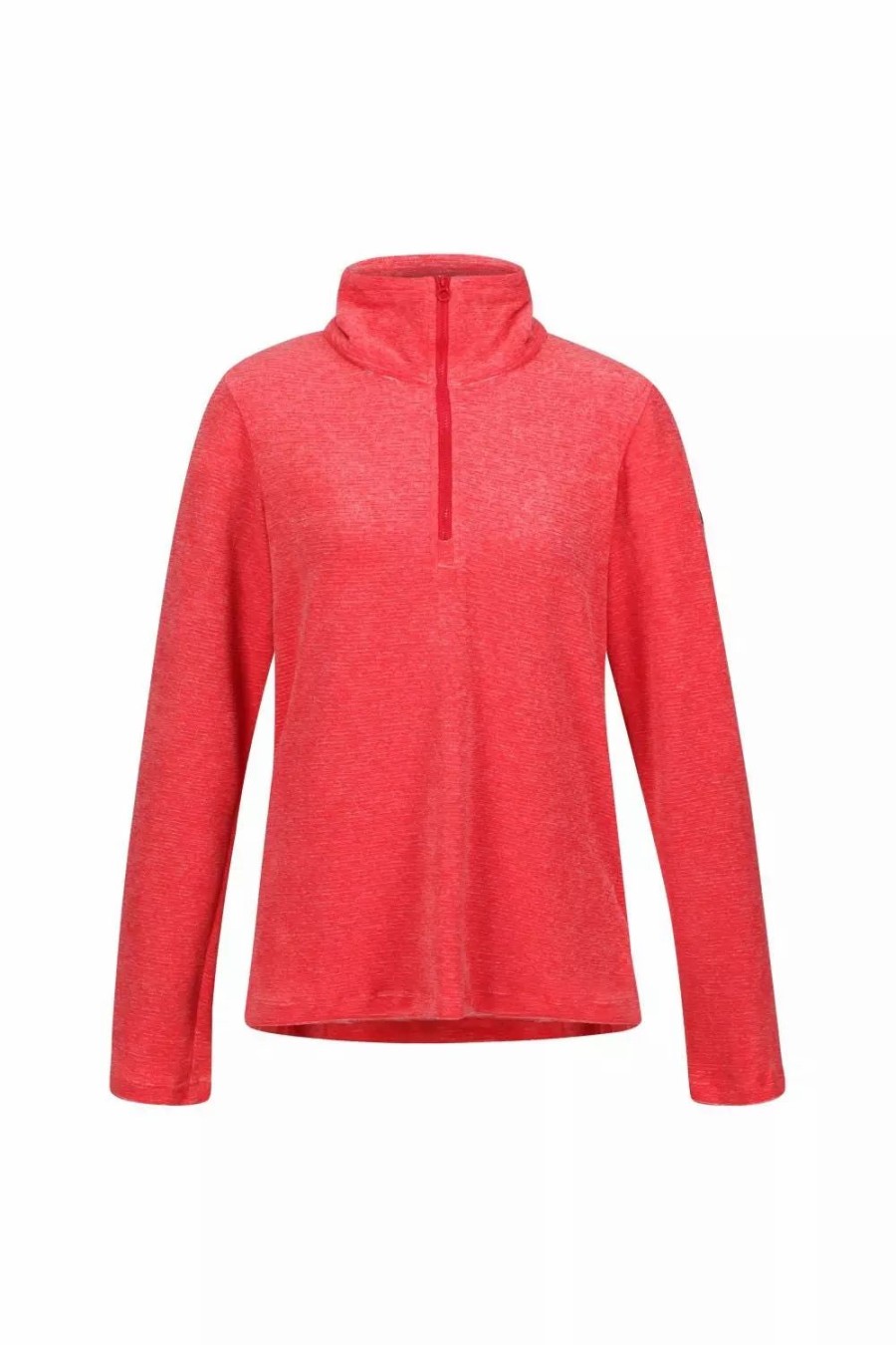 Sweatshirts & Sweaters * | Regatta Womens/Ladies Fidelia Ii Textured Half Zip Fleece True Red