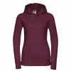 Sweatshirts & Sweaters * | Russell Womens Premium Authentic Hoodie (3-Layer Fabric) ( ) Burgundy