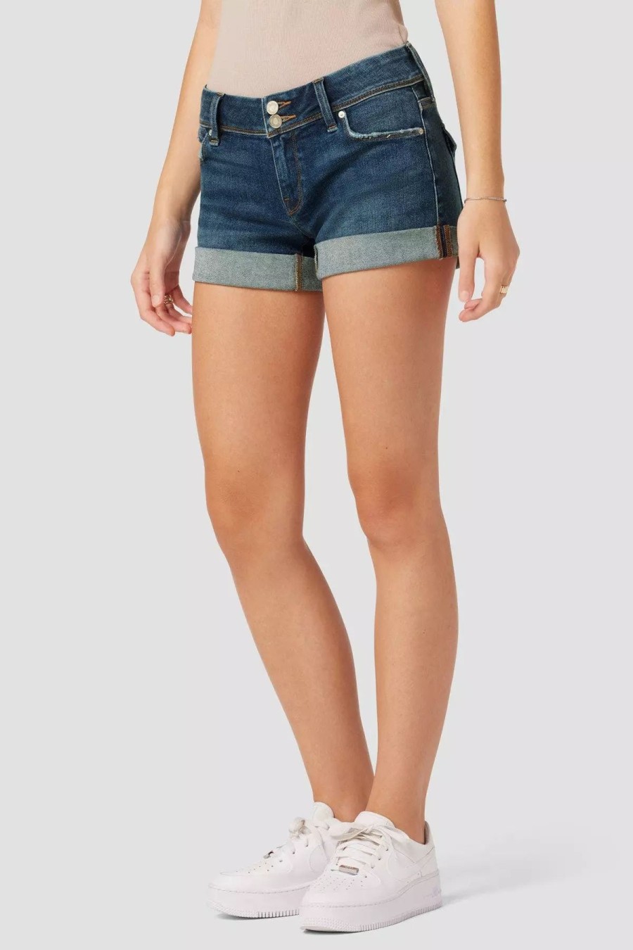 Bottoms * | Hudson Jeans Croxley Mid-Rise Short Comet