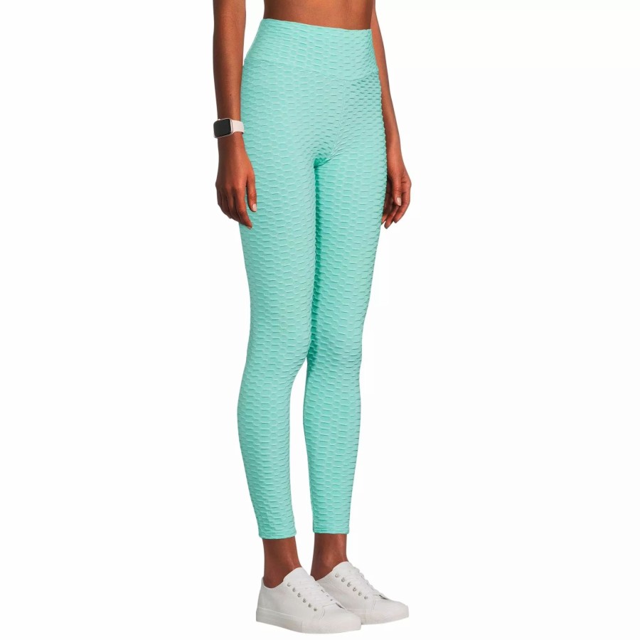 Bottoms * | Sobeyo Womens' Legging Bubble Stretchable Mint