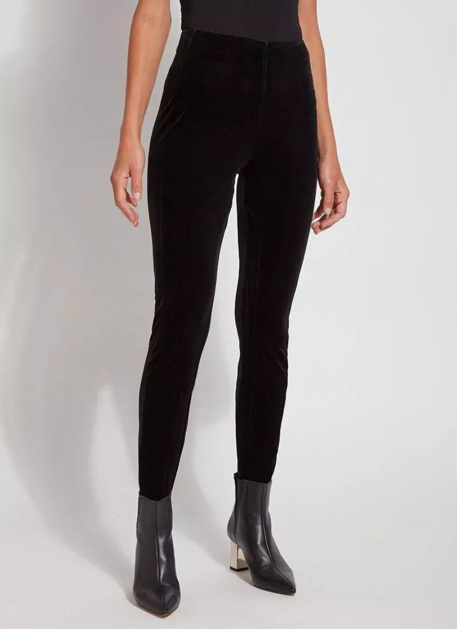 Bottoms * | Lysse Mara Velvet Legging Black