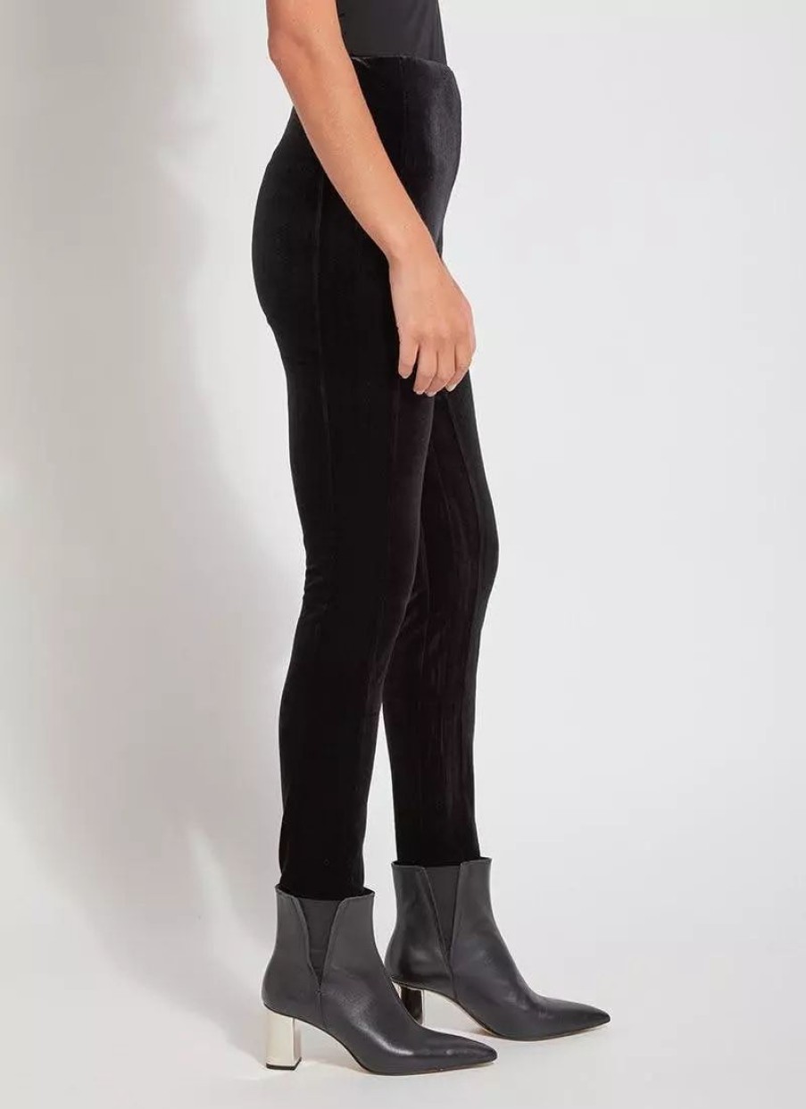 Bottoms * | Lysse Mara Velvet Legging Black