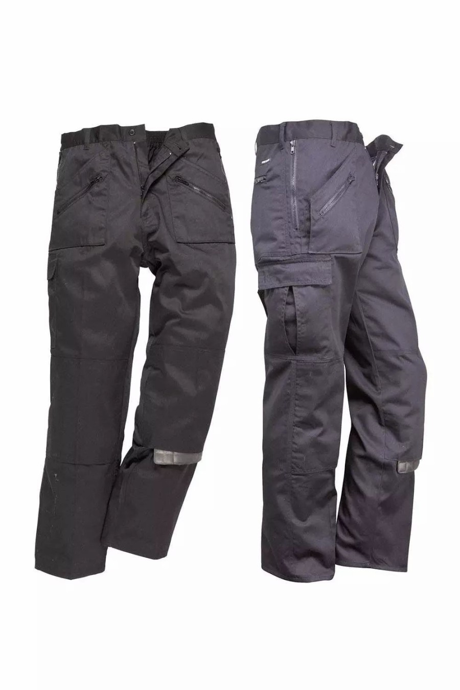 Bottoms * | Portwest Womens/Ladies Action Work Trousers / Pant ( ) Black