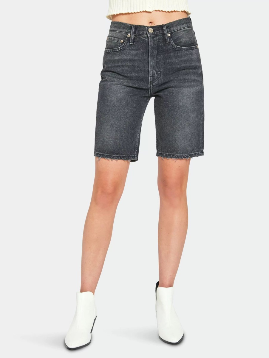 Bottoms * | Noend Denim Muse Shorts In Mesquite Grey