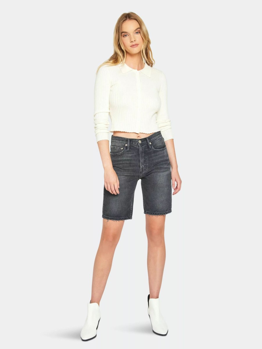 Bottoms * | Noend Denim Muse Shorts In Mesquite Grey