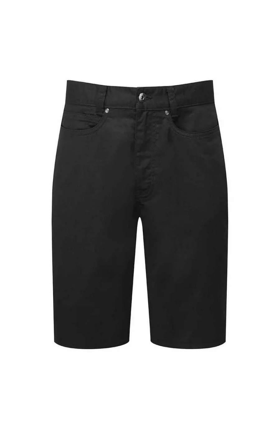 Bottoms * | Premier Mens Performance Casual Shorts Black