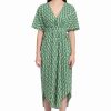 Dresses * | Maggy London Kalsi Dress Ivory/Green Apple