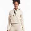 Sweatshirts & Sweaters * | Public Rec Luxe Fleece Cropped Hoodie | Women'S Ivory