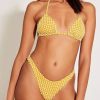 Swimwear * | Vitamin A Gia Triangle Top Honeycomb Gingham