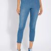 Bottoms * | Lysse Scallop Edge Ankle Denim Legging